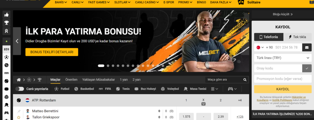 MelBet Mobil Uygulamasının Arayüz Tasarımı